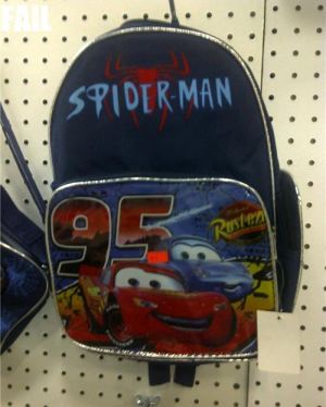 spiderman sac faux chine