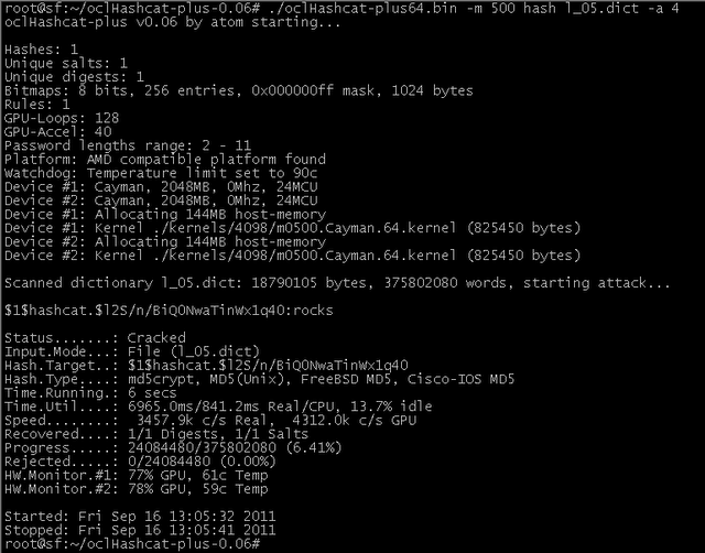 hash decode soft linux shell