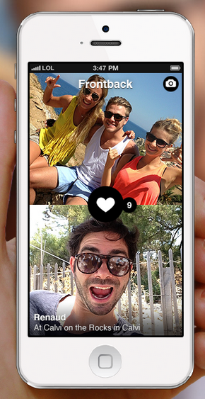 frontbackMe - L'appli iphone pour prendre des photos plus intéressantes