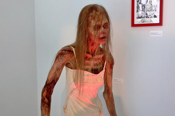 De l'art zombie dans une galerie new yorkaise