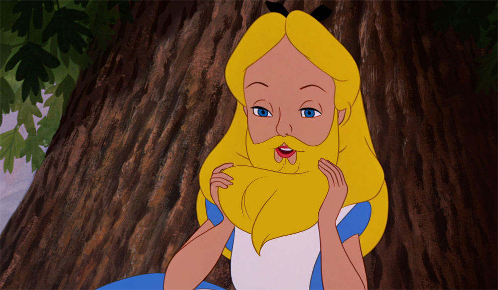 Et si les princesses disney avaient eu une barbe?