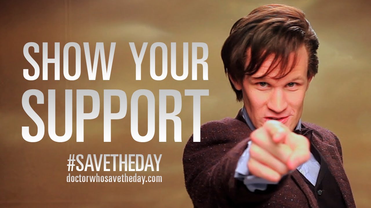 Doctor Who: il faut twitter #SaveTheDay pour avoir des images de The Day of The Doctor