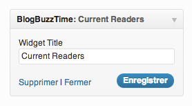 widget sidebar lectures en cours gkdv geekndev blogbuzztime wordpress